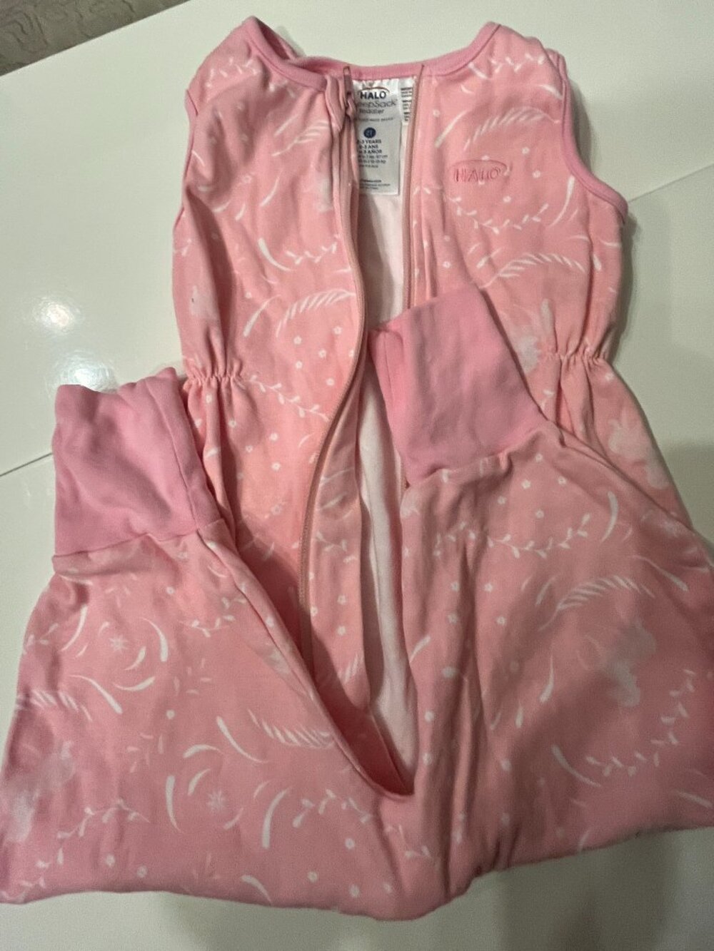 HALO SleepSack toddler wearable blanket in pink Size 2T